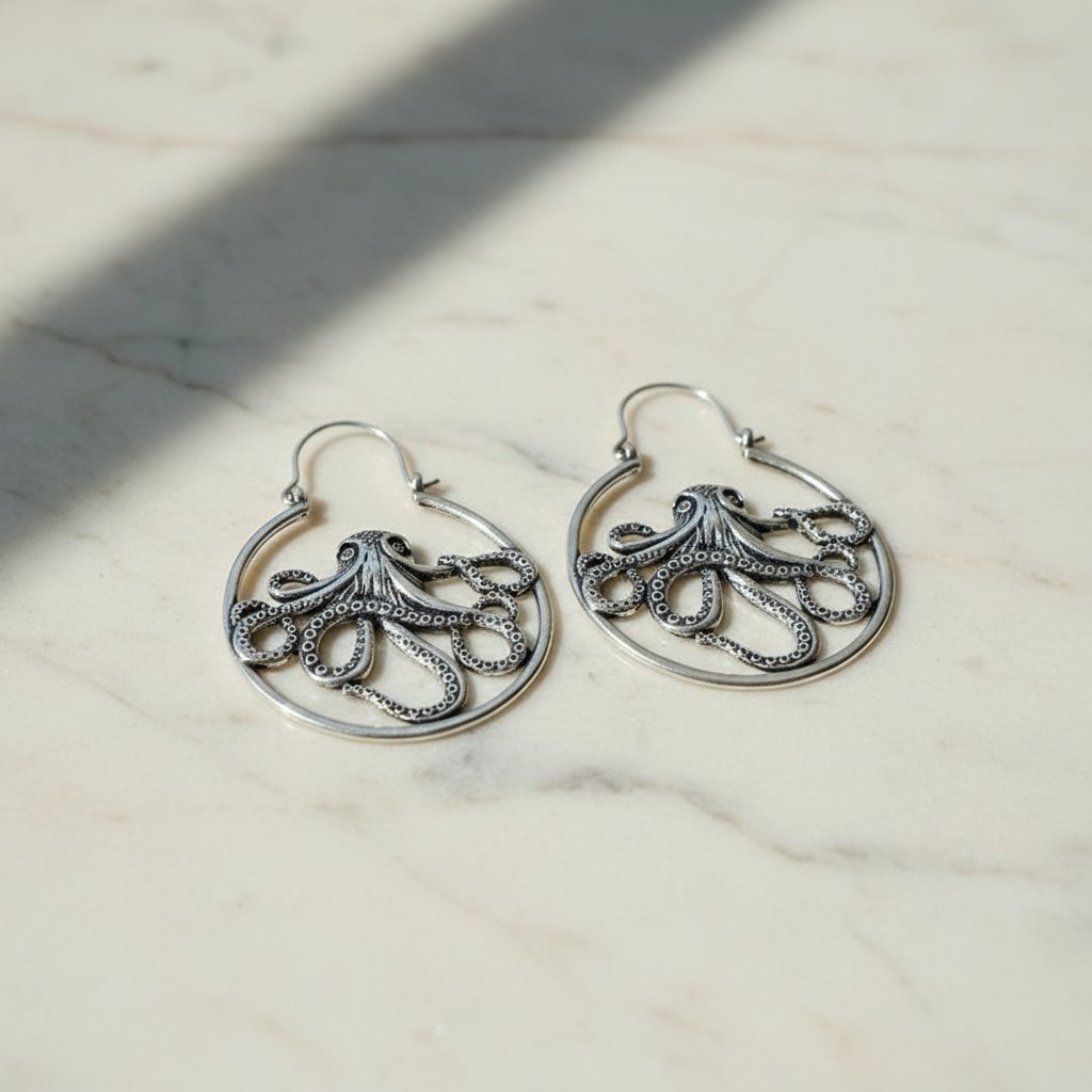 Delphine Silver Earrings