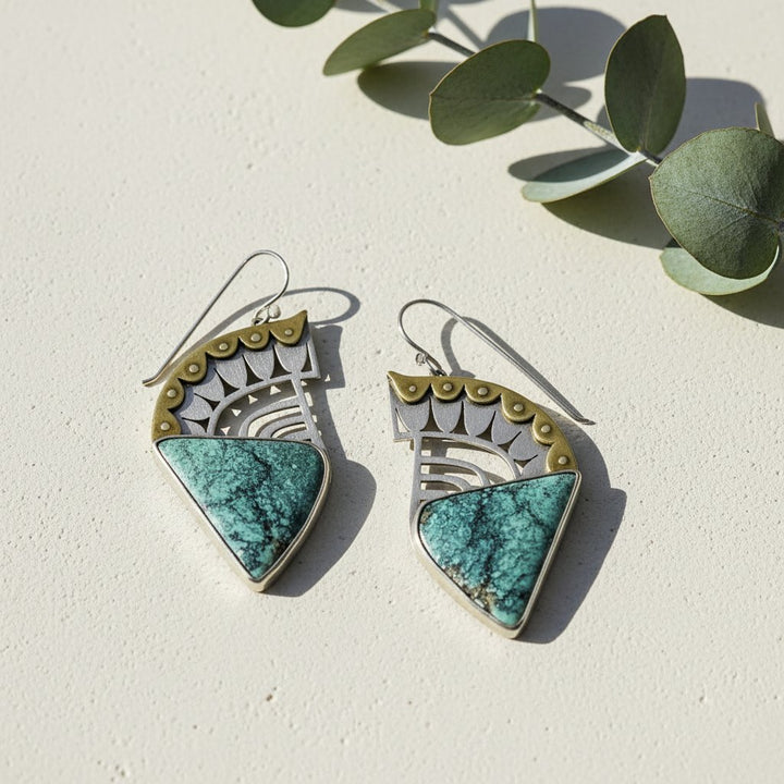 Delphine Silver Earrings