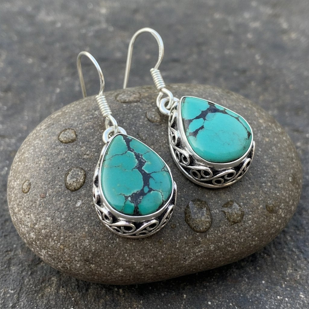 Delphine Turquoise Earrings