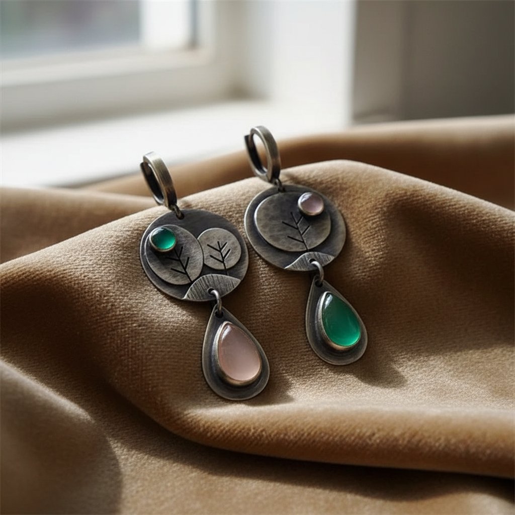 Delphine Silver Earrings