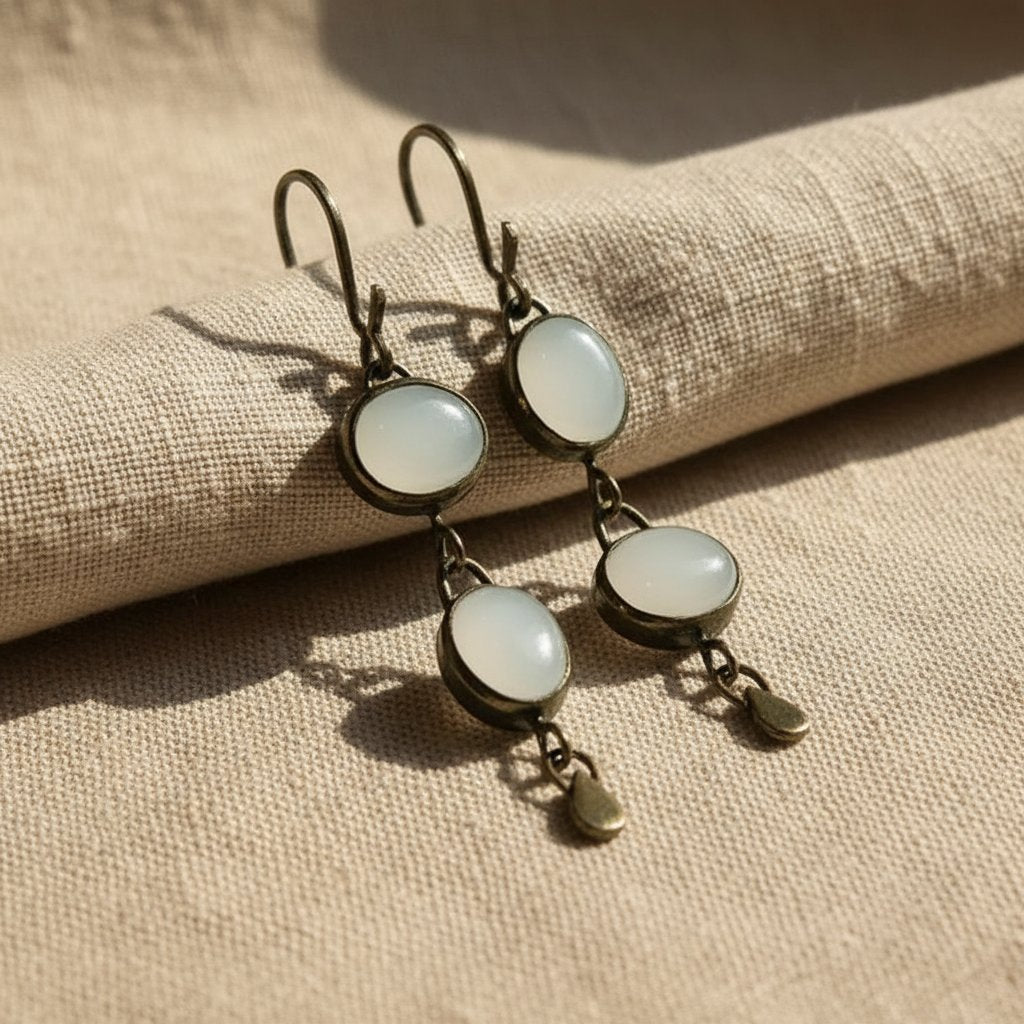 Ondine Moonstone Earrings