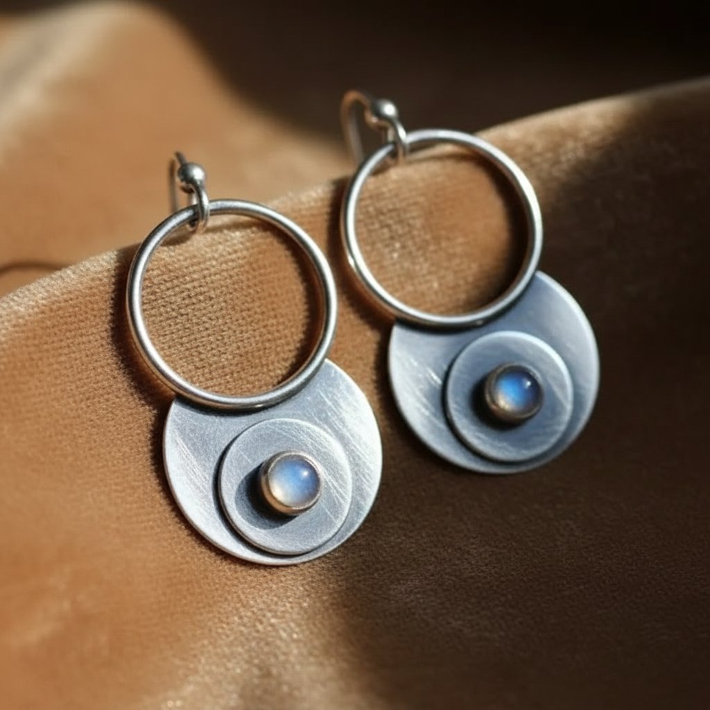 Solene Moonstone Earrings