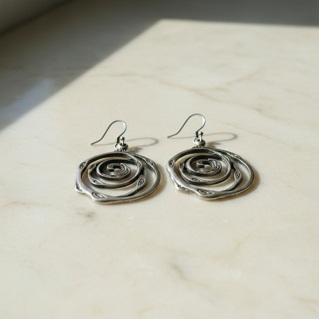 Solene Silver Earrings