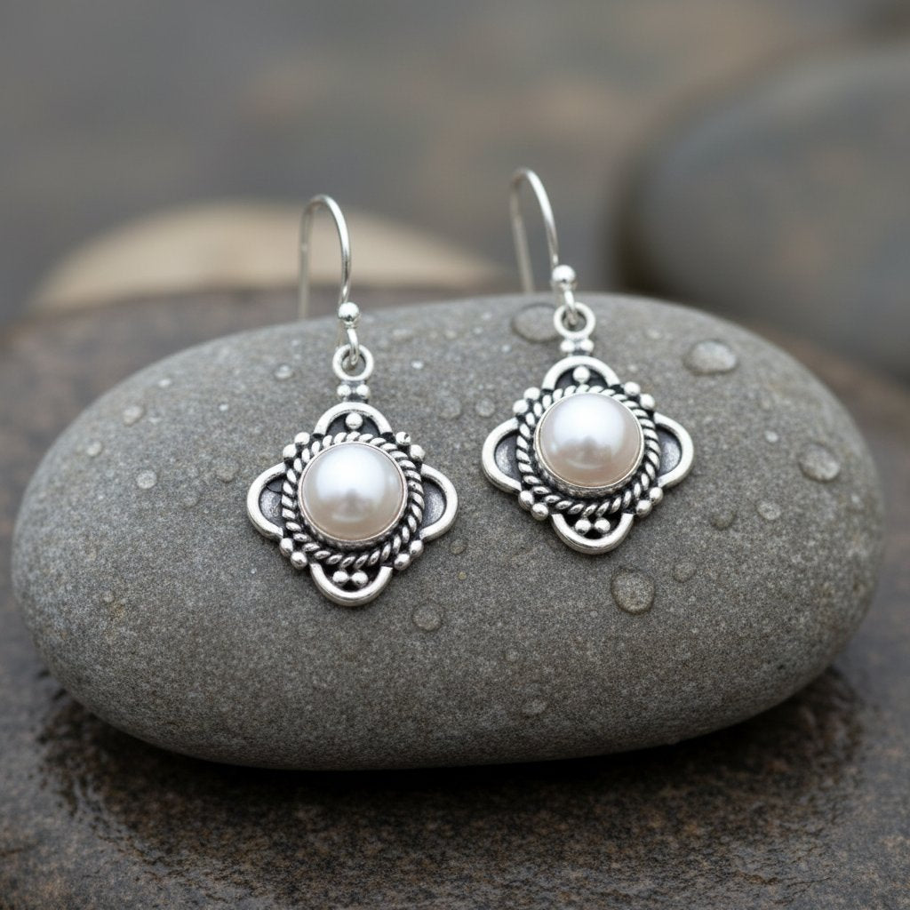 Solene Pearl Earrings