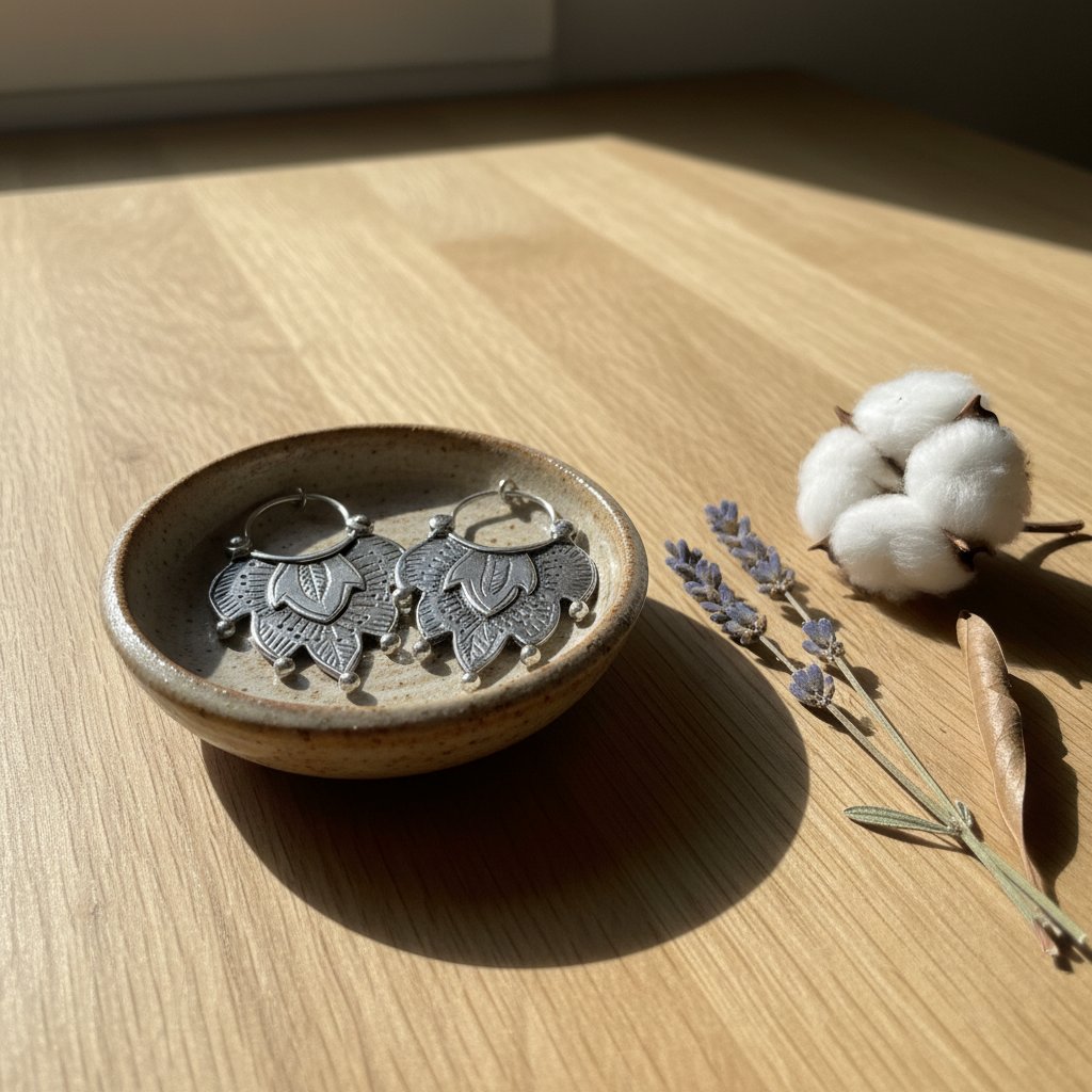 Solene Silver Earrings