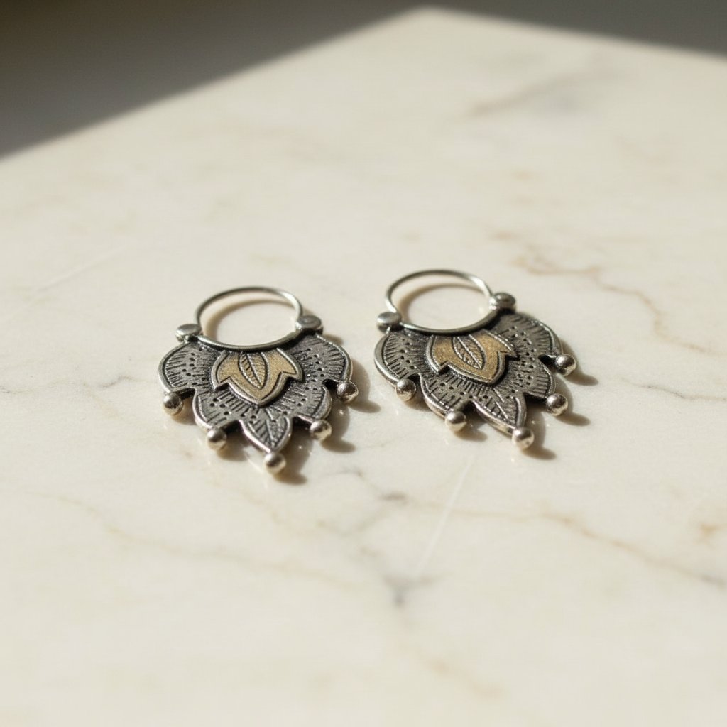 Solene Silver Earrings