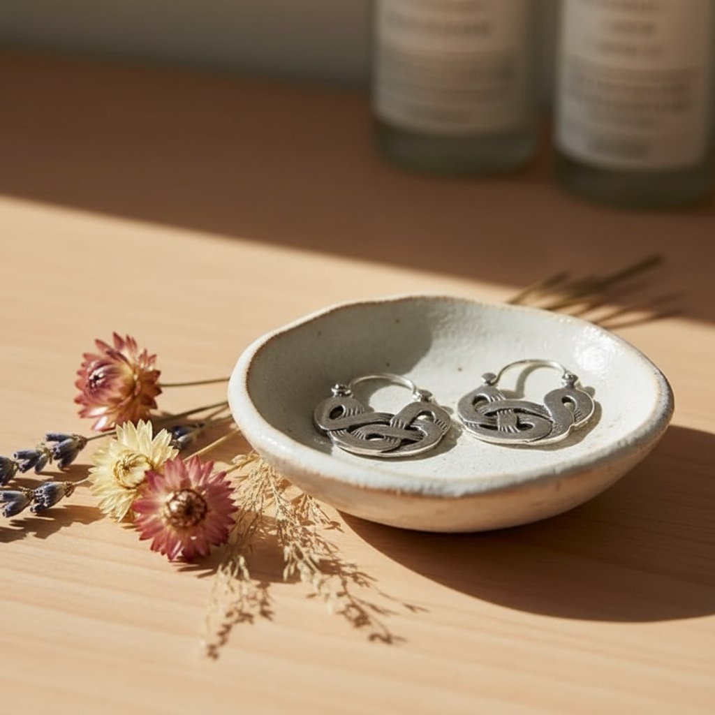Solene Silver Earrings