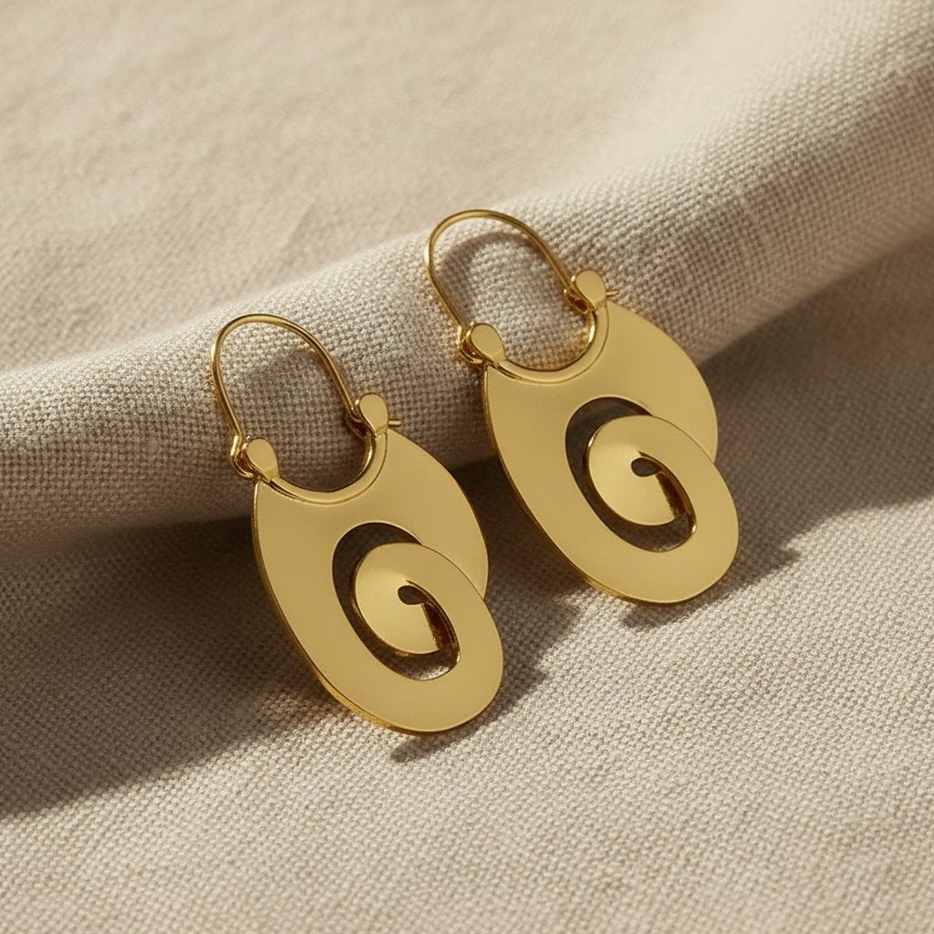 Solene Gold Earrings