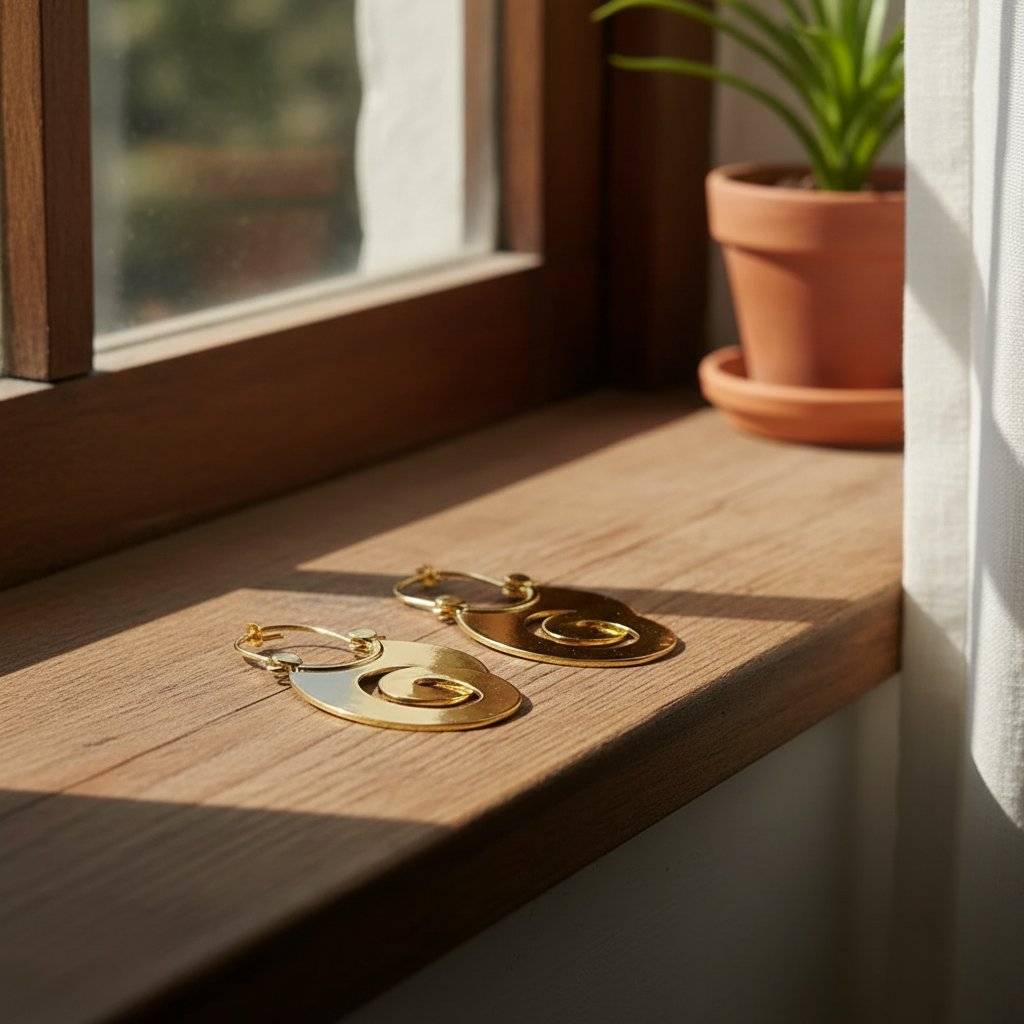 Solene Gold Earrings