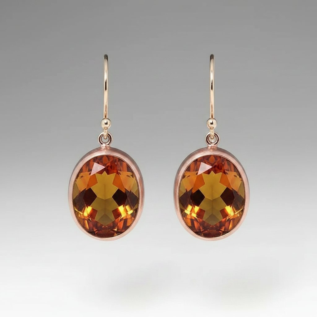 Mirabelle Garnet Earrings