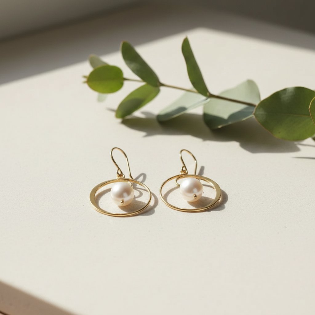 Mirabelle Pearl Earrings