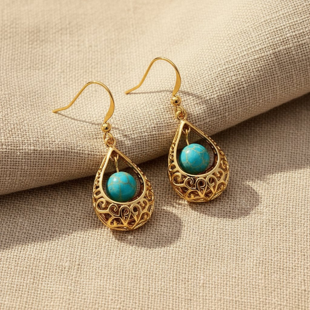 Mirabelle Gold Earrings