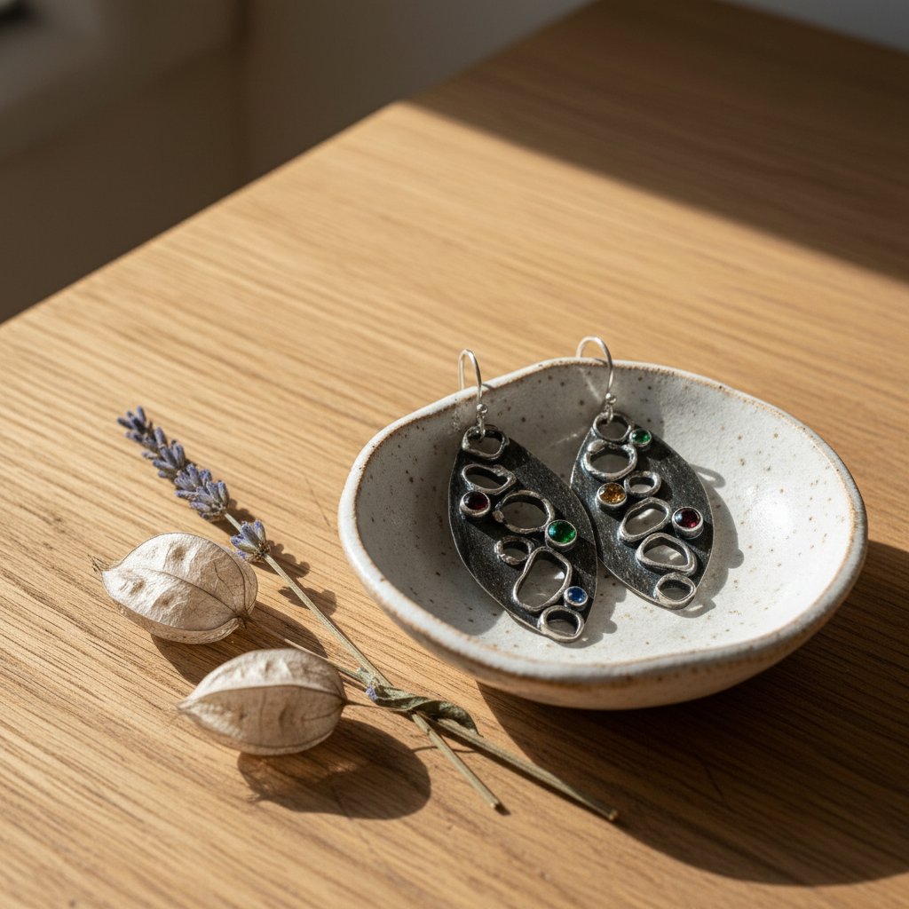 Mirabelle Silver Earrings