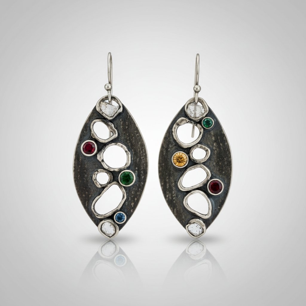 Mirabelle Silver Earrings