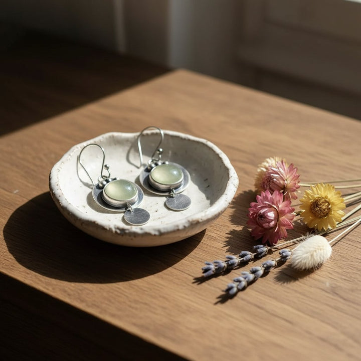 Maren Moonstone Earrings