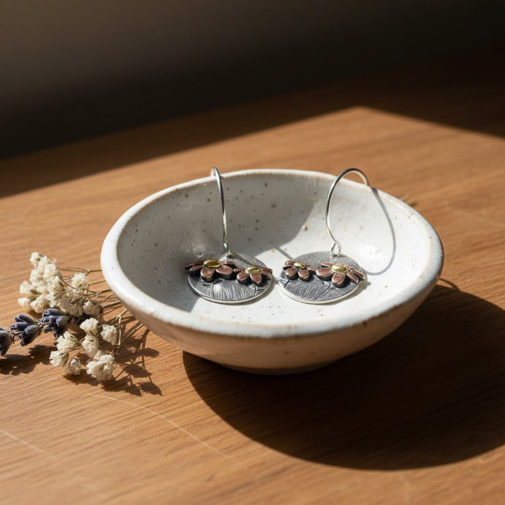 Soleil Silver Earrings