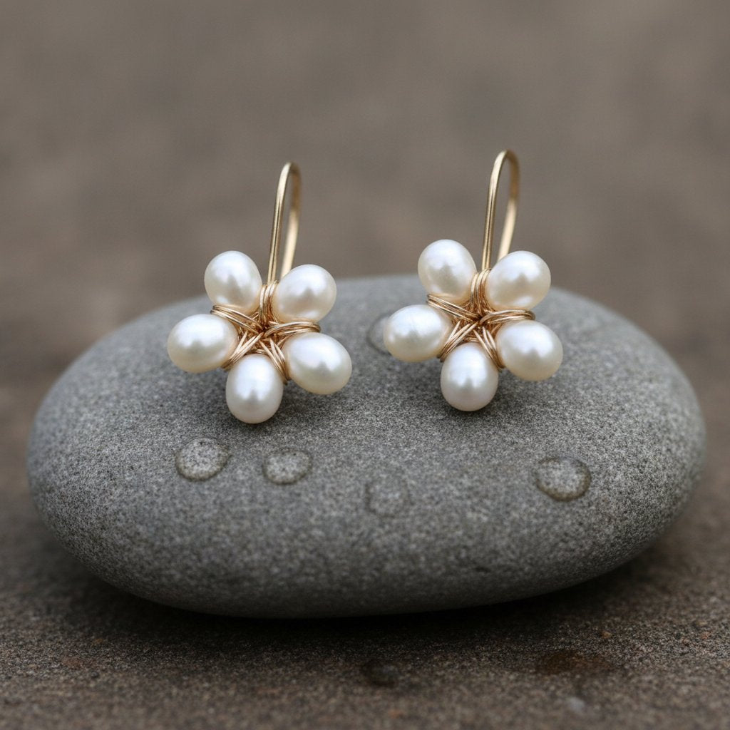 Soleil Pearl Earrings