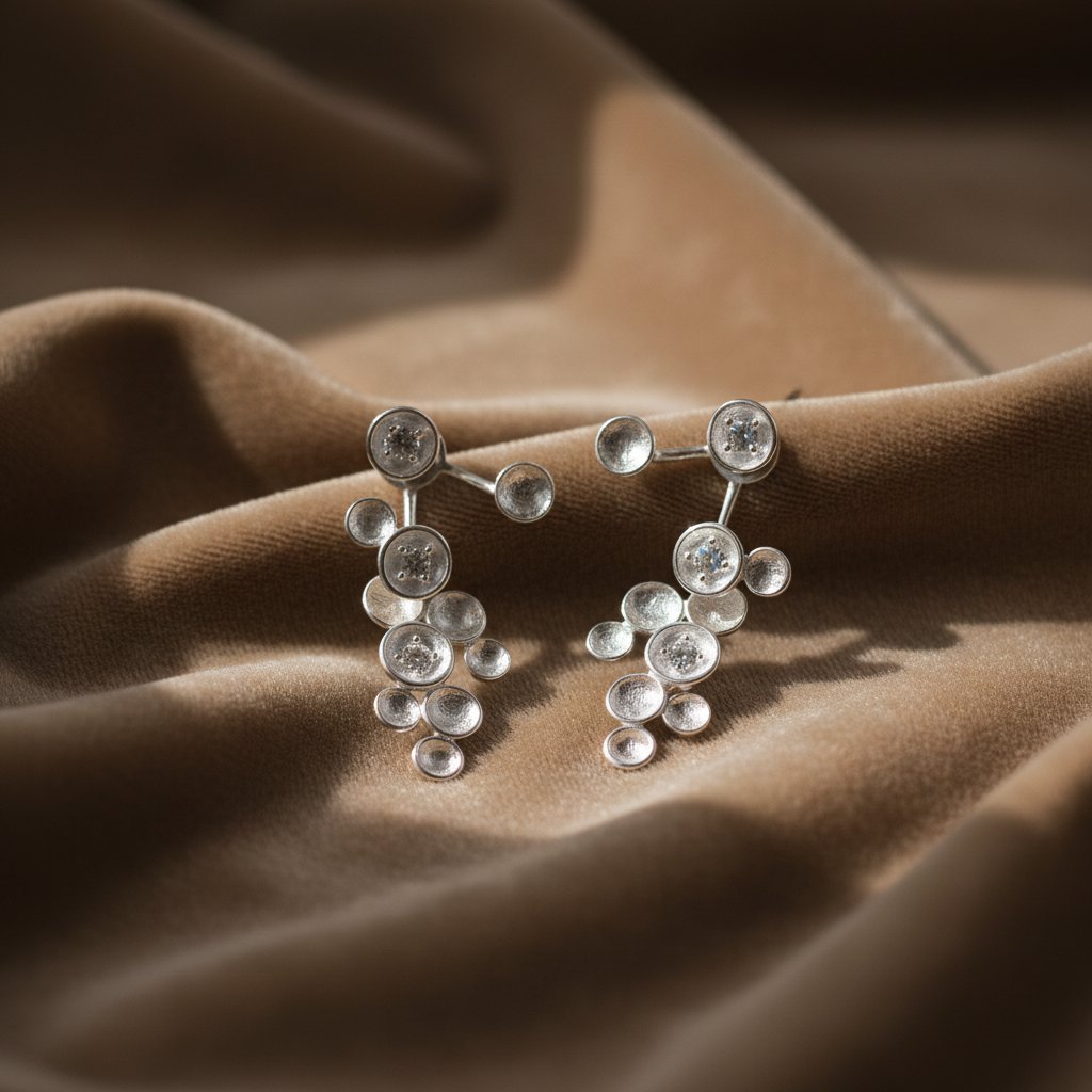 Soleil Silver Earrings