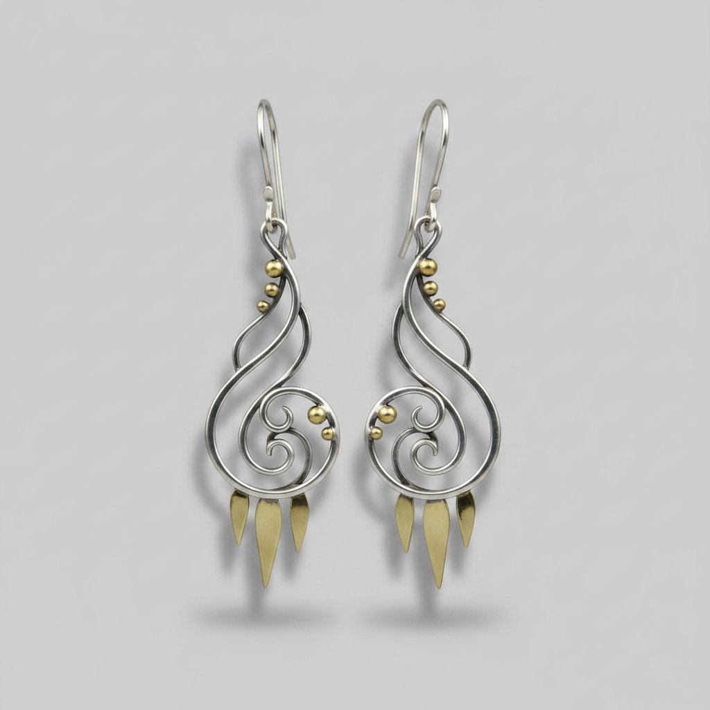 Soleil Silver Earrings