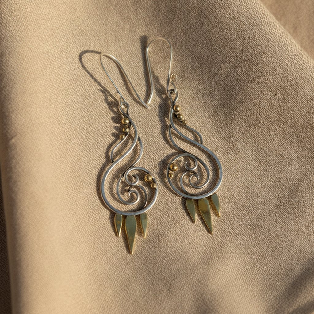 Soleil Silver Earrings