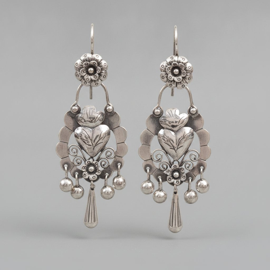 Soleil Silver Earrings