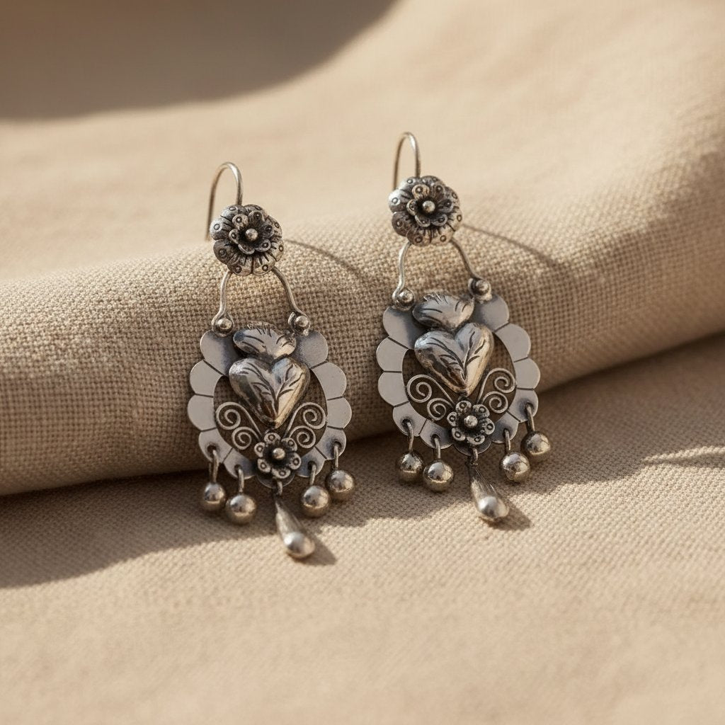 Soleil Silver Earrings