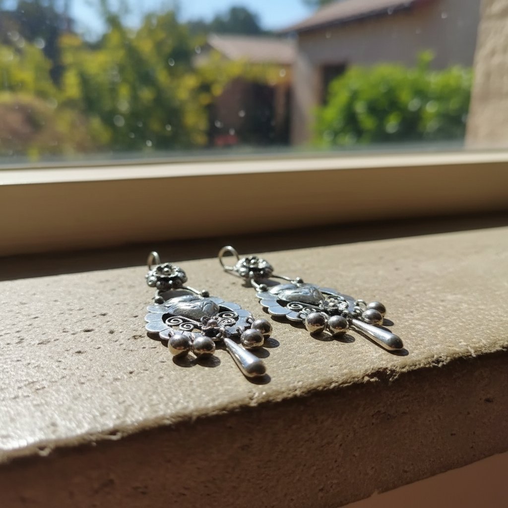 Soleil Silver Earrings