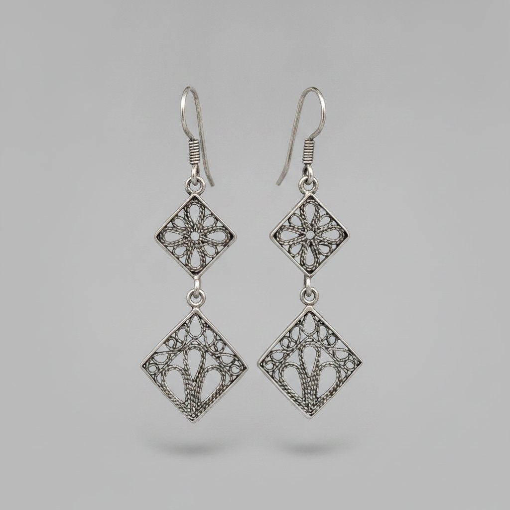 Soleil Silver Earrings