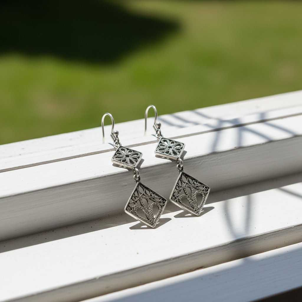Soleil Silver Earrings