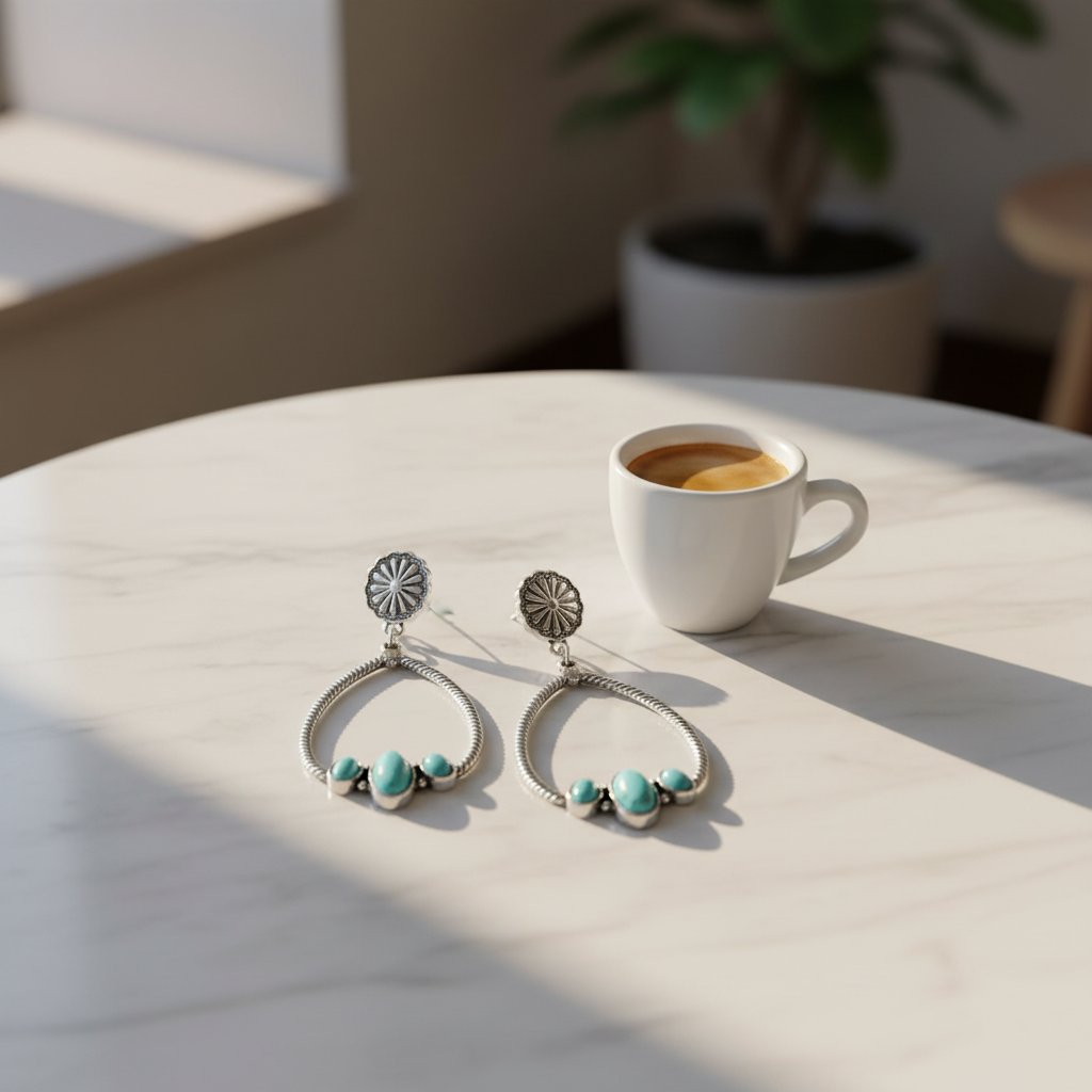 Soleil Turquoise Earrings