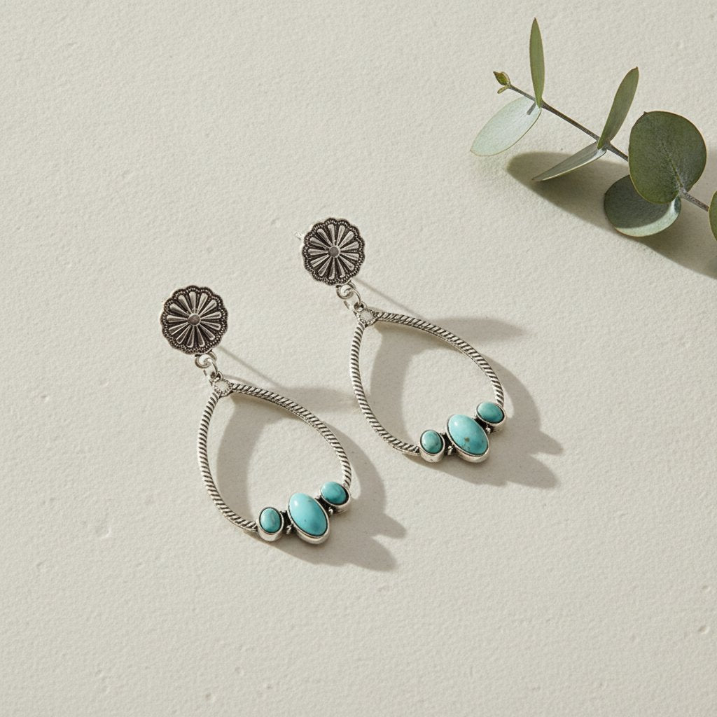Soleil Turquoise Earrings