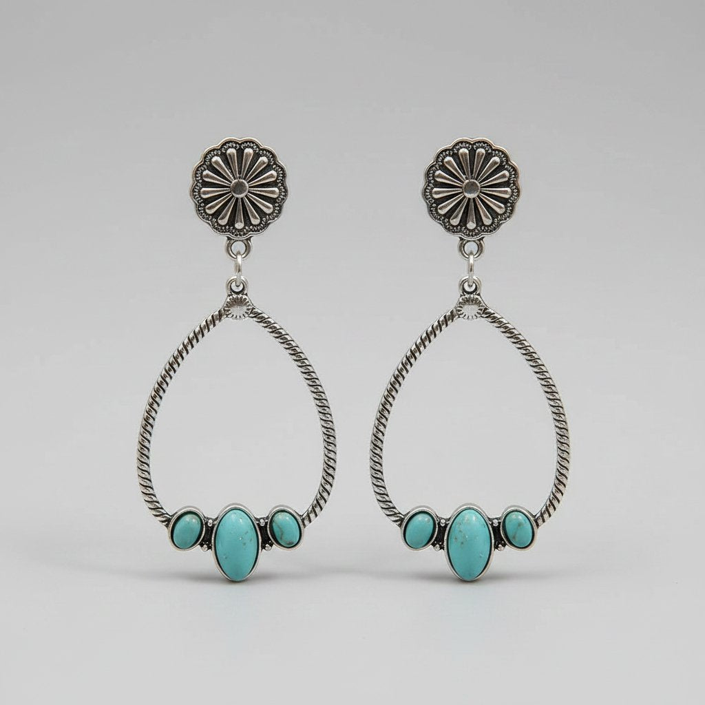 Soleil Turquoise Earrings