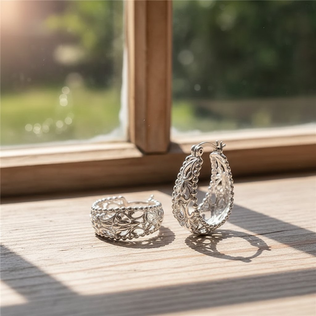 Estelle Silver Earrings