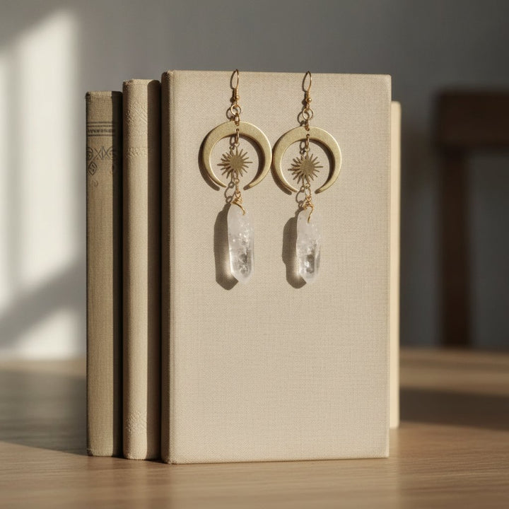 Lourdes Quartz Earrings