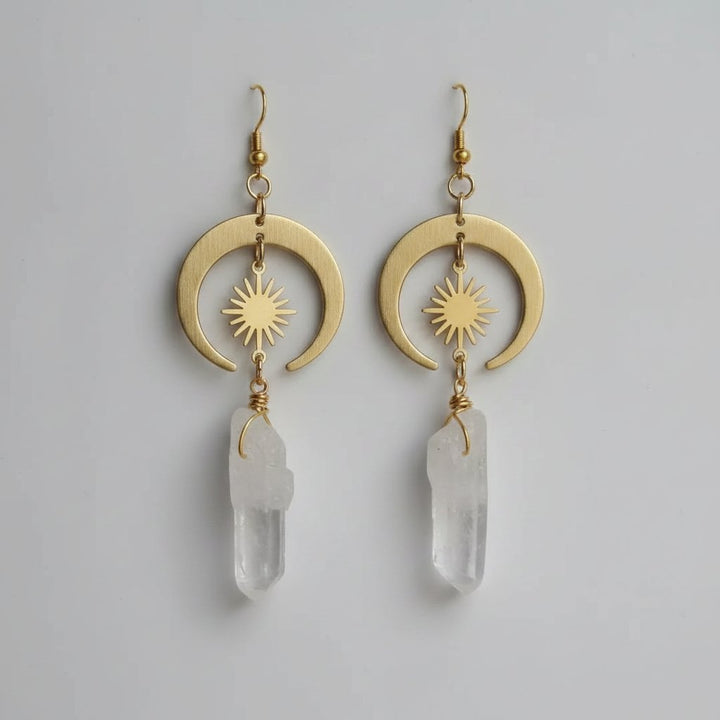 Lourdes Quartz Earrings