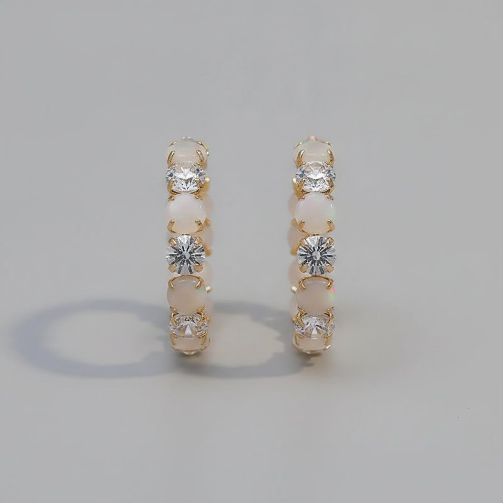 Lourdes Opal Earrings