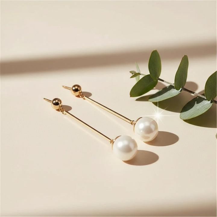 Boucles d’oreilles Lourdes en perles