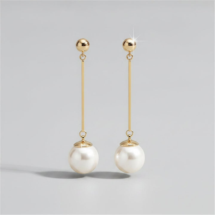 Boucles d’oreilles Lourdes en perles