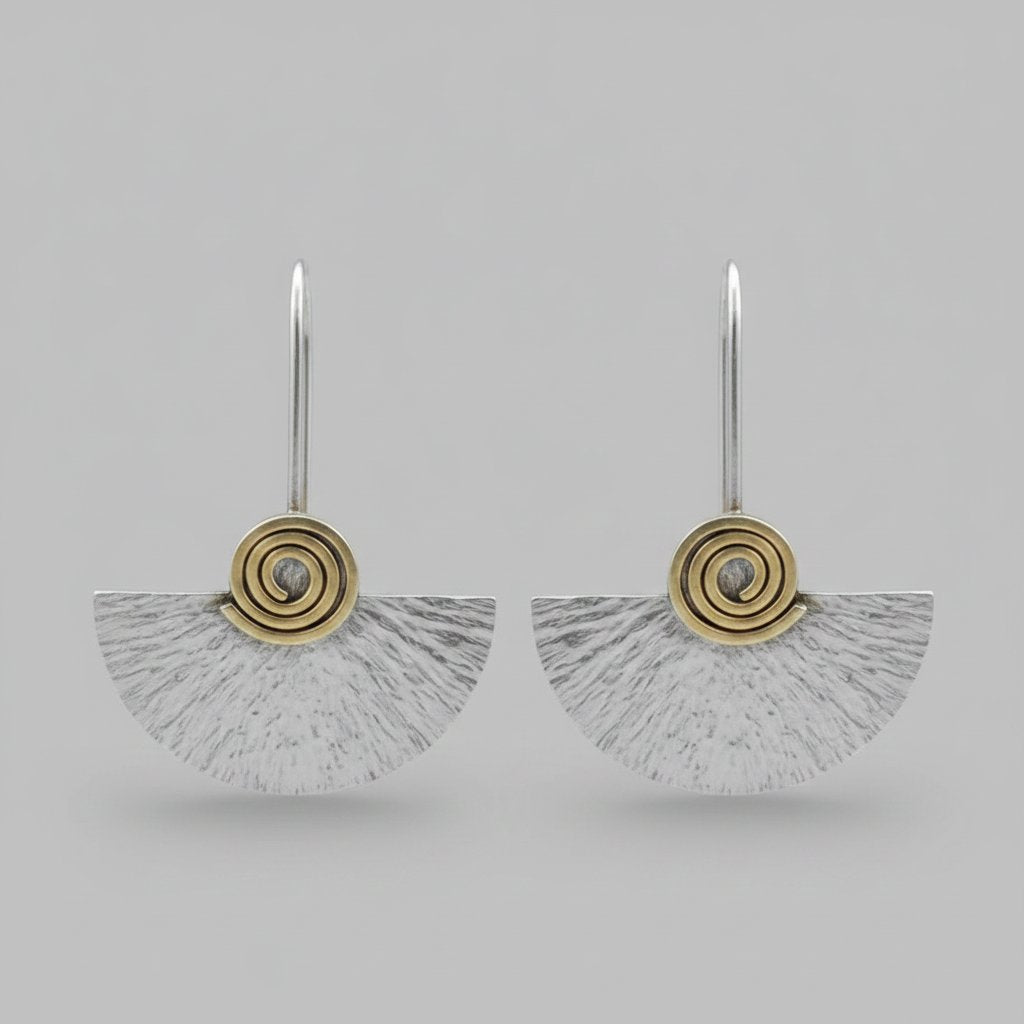 Lourdes Silver Earrings