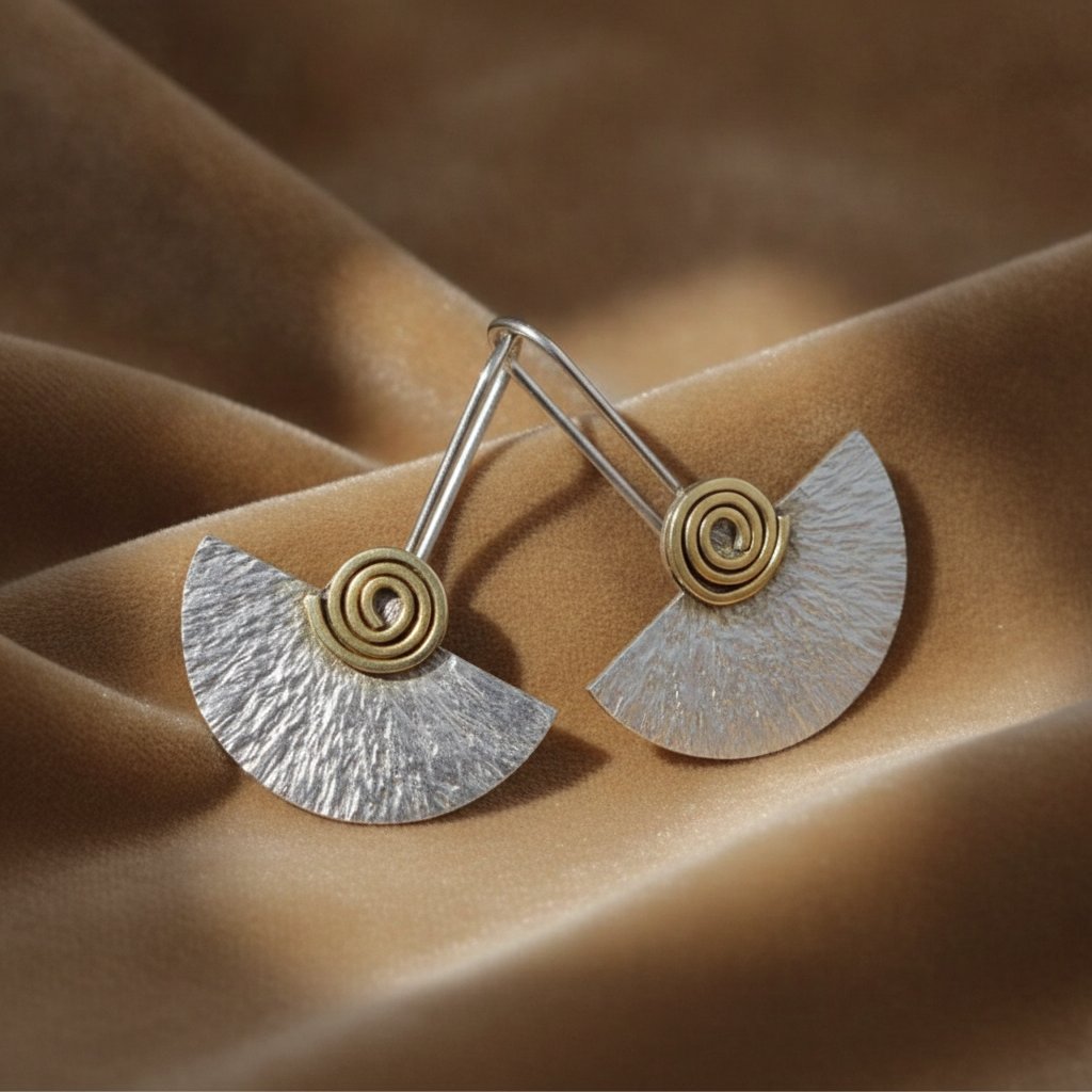 Lourdes Silver Earrings