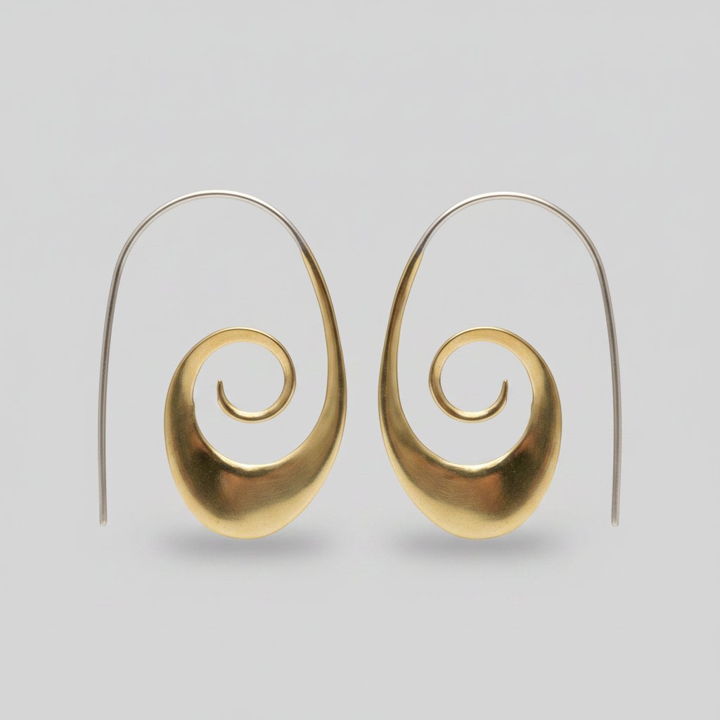 Lourdes Gold Earrings