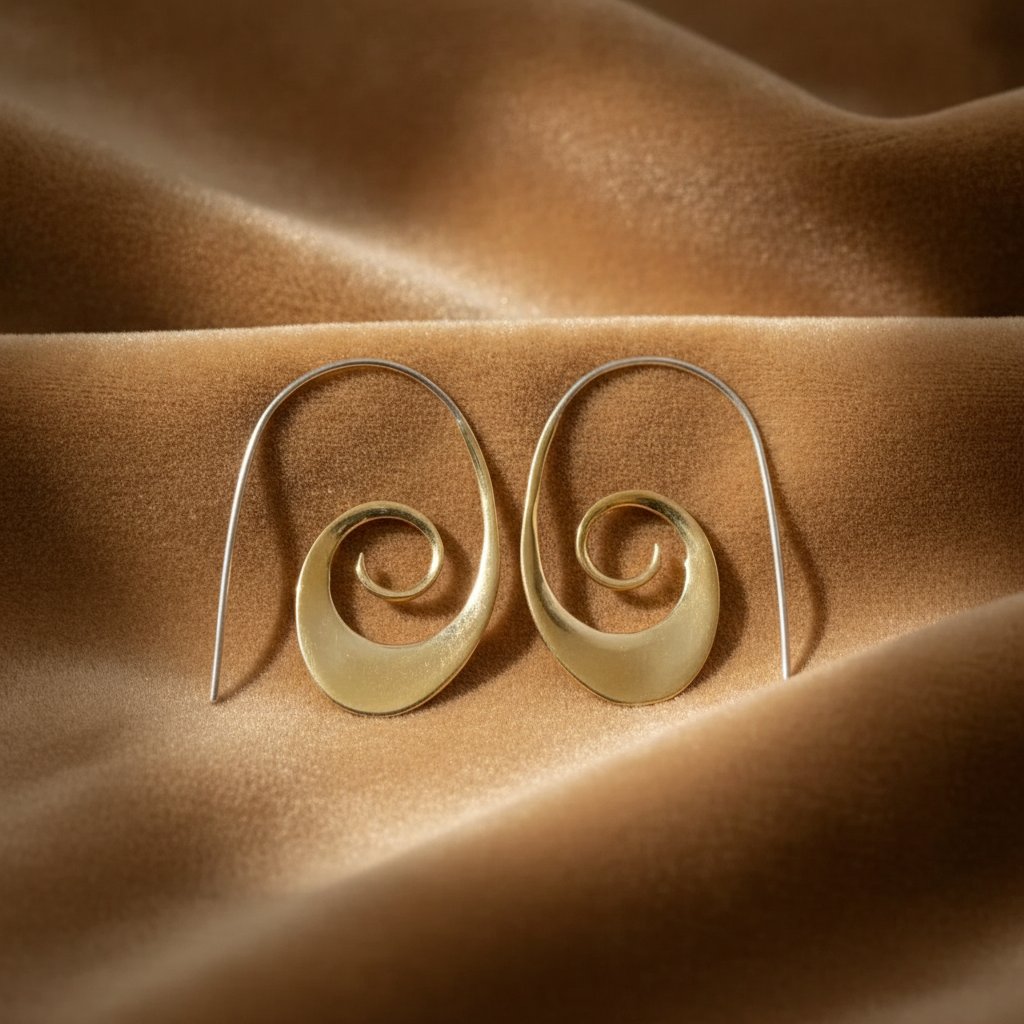Lourdes Gold Earrings