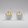 Lourdes Gold Earrings