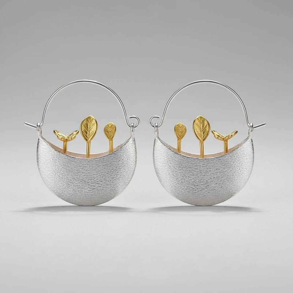 Lourdes Gold Earrings