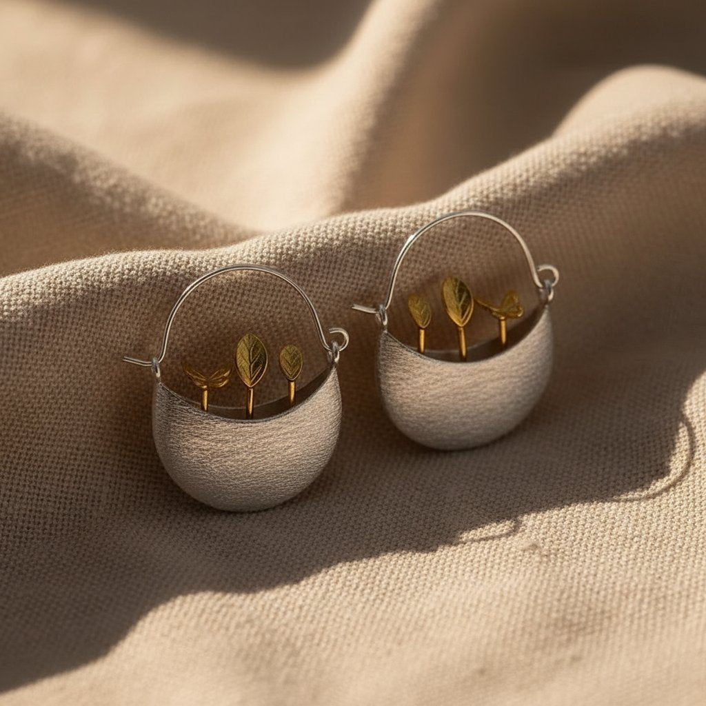 Lourdes Gold Earrings