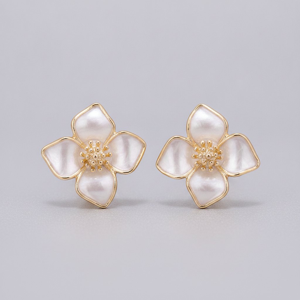 Lourdes Gold Earrings