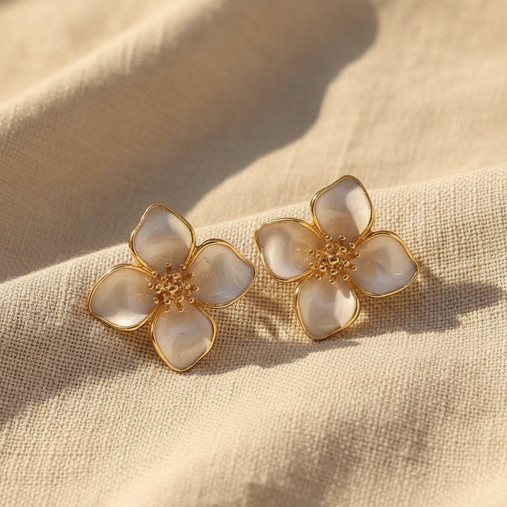 Lourdes Gold Earrings
