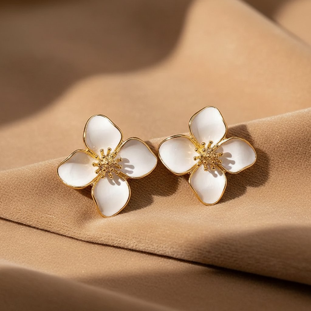 Lourdes Gold Earrings