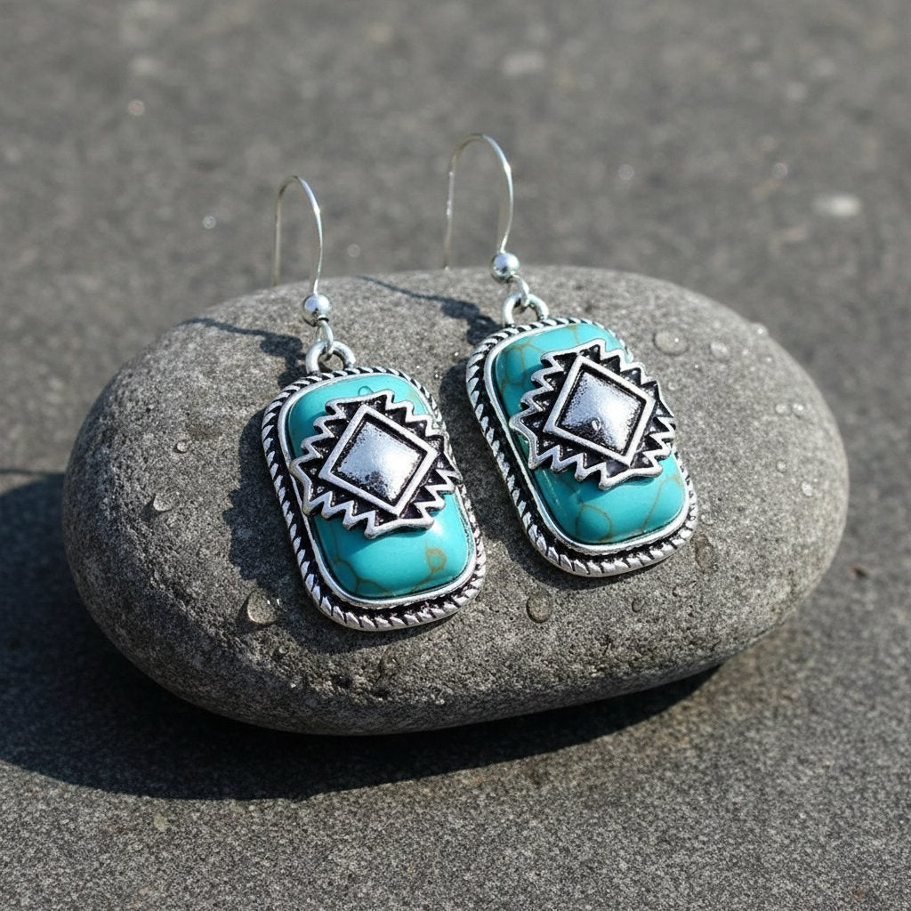 Lourdes Turquoise Earrings