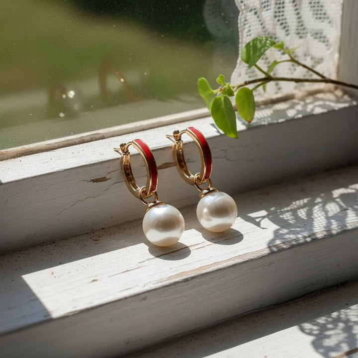 Mireille Pearl Earrings